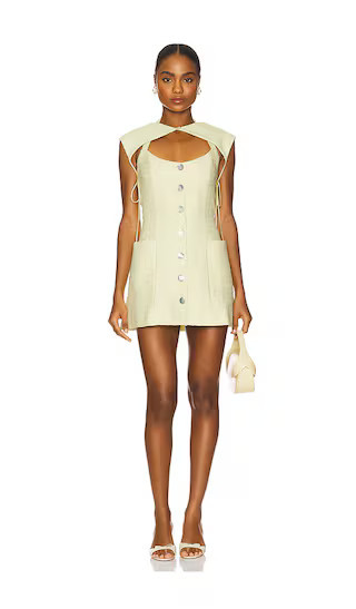 Fait Par Foutch Dannika Dress With Bolero in Lemon. - size M | Revolve Clothing (Global)