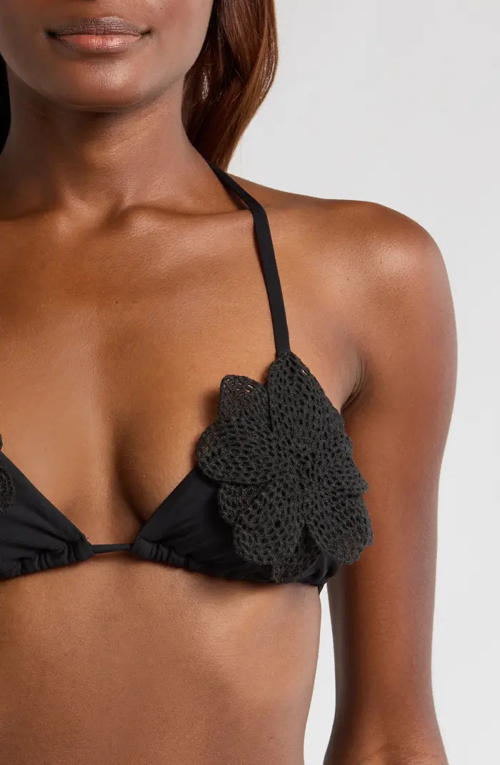 Fleur Triangle String Bikini Top | Nordstrom