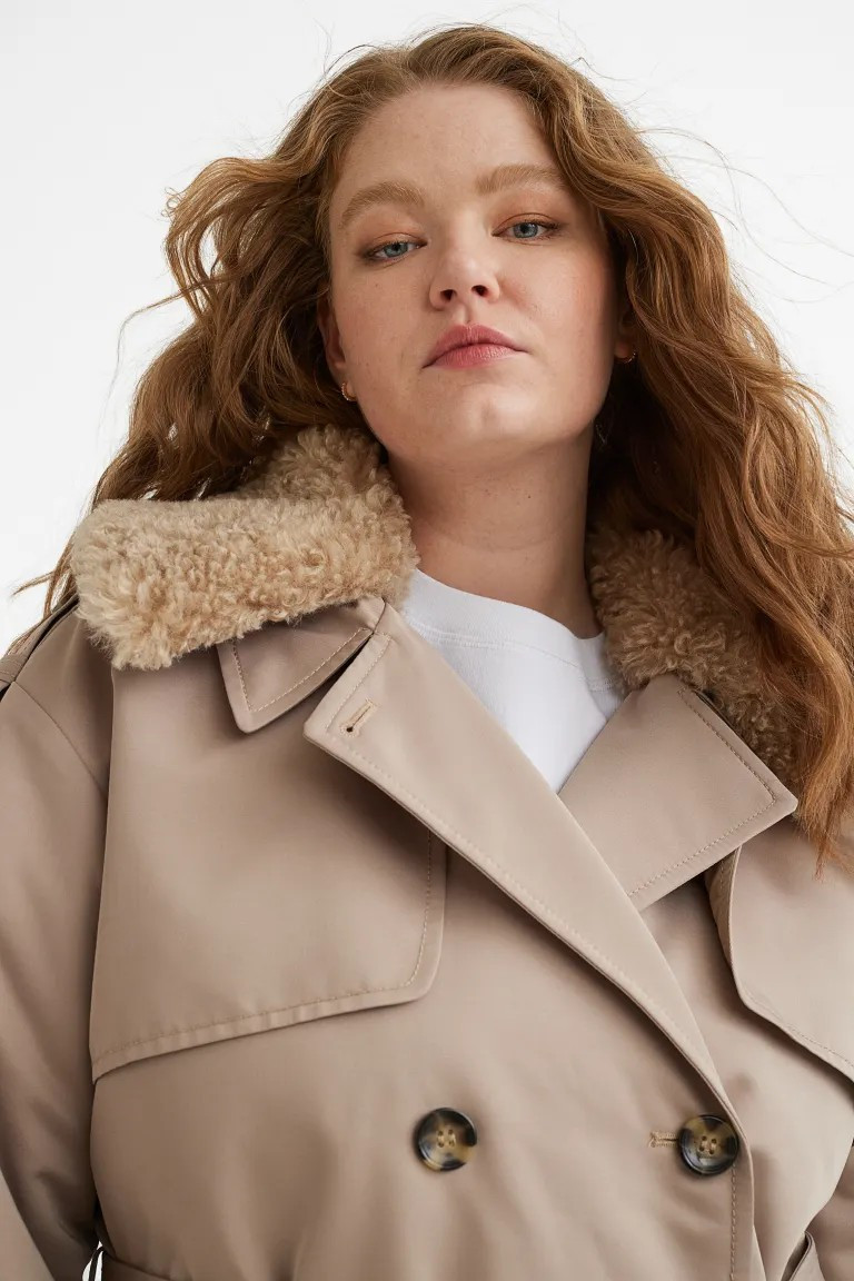 Double-breasted trenchcoat | H&M (UK, MY, IN, SG, PH, TW, HK)