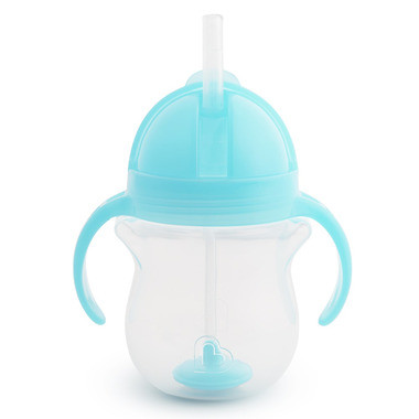 Munchkin Any Angle Weighted Straw Trainer Cup Blue | Well.ca