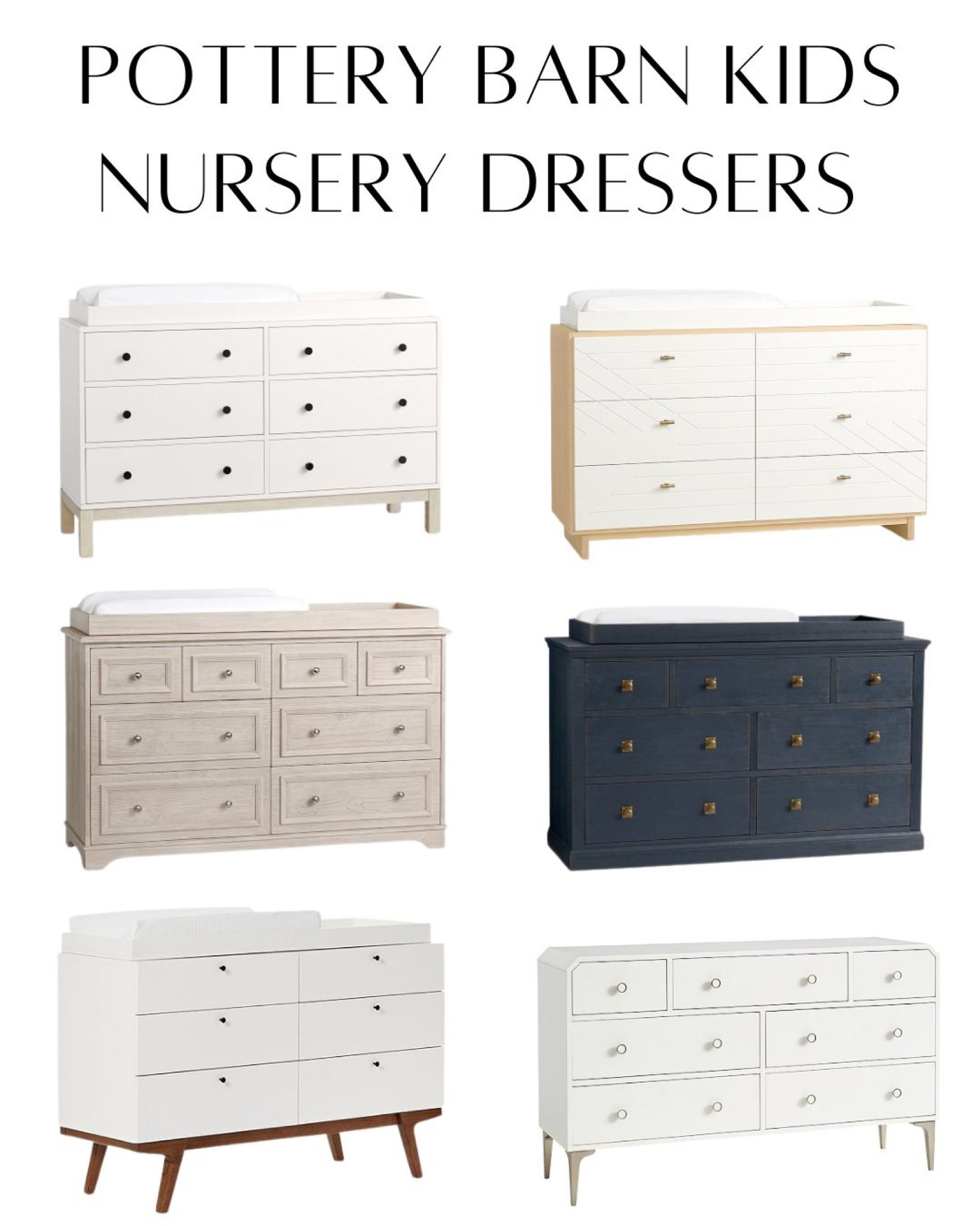 Pottery Barn Nursery Dresser Neutral_homedesign On LTK
