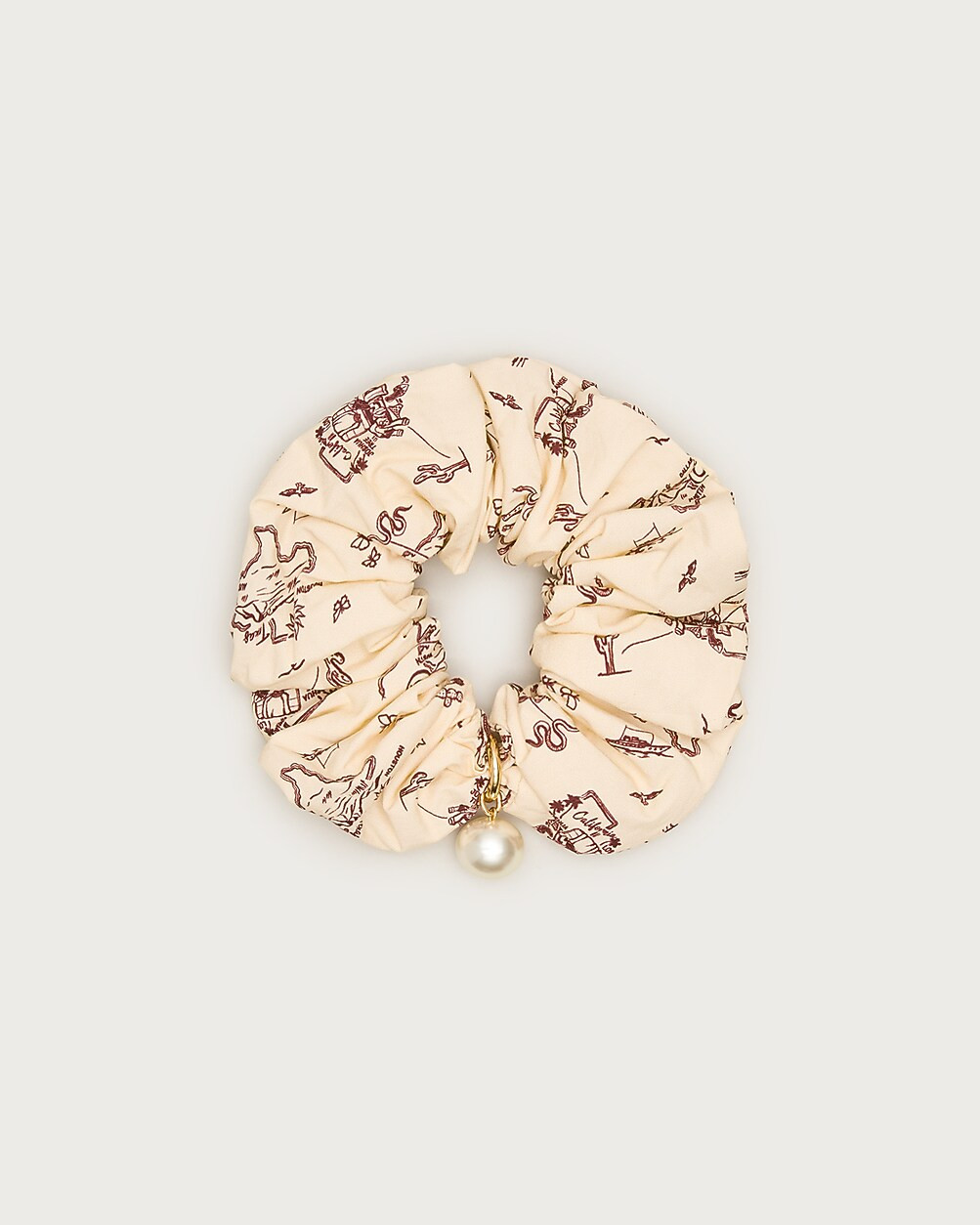 Western-print scrunchie | J. Crew US