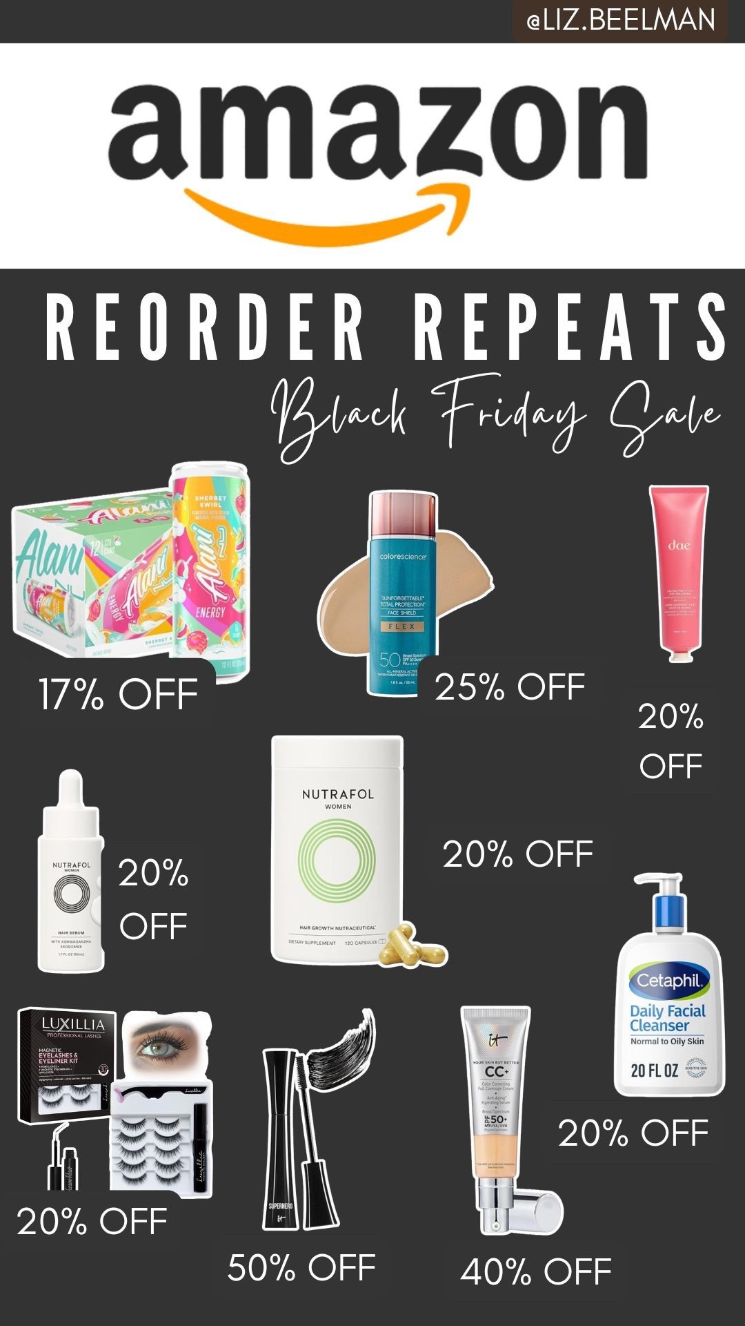 AMAZON: Black Friday Sale Reorder Repeats 