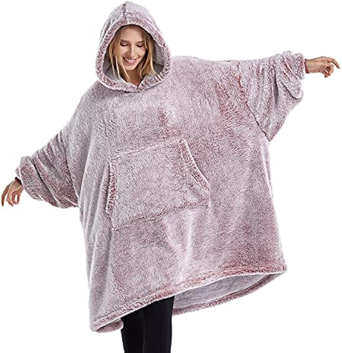 Oversized Wearable Blanket Hoodie Snuggle Blanket for Women Gift Idea for Adults Teens Men, Super... | Amazon (US)