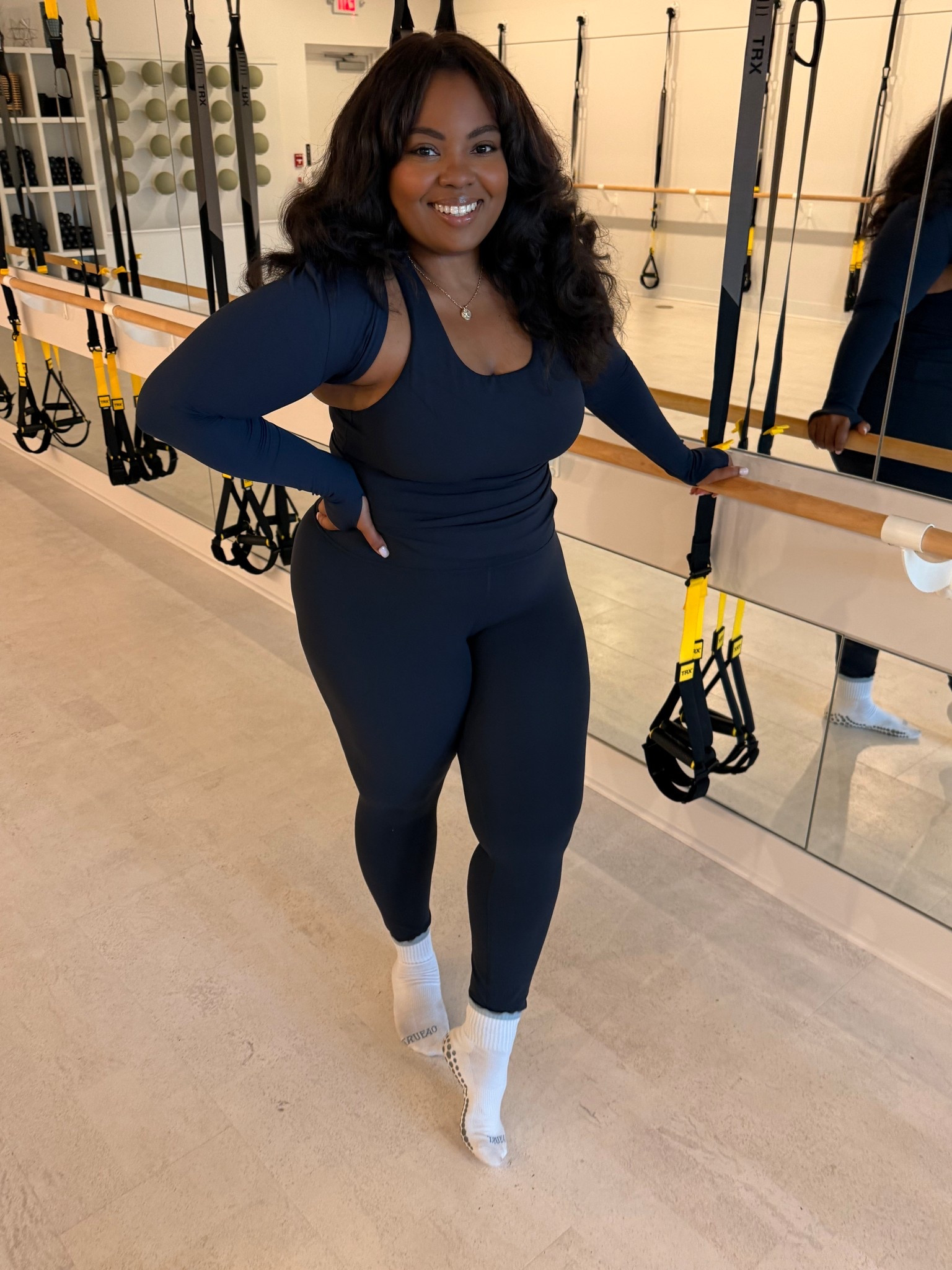 Curve friendly workout outfit! 

#LTKPlusSize #LTKActive