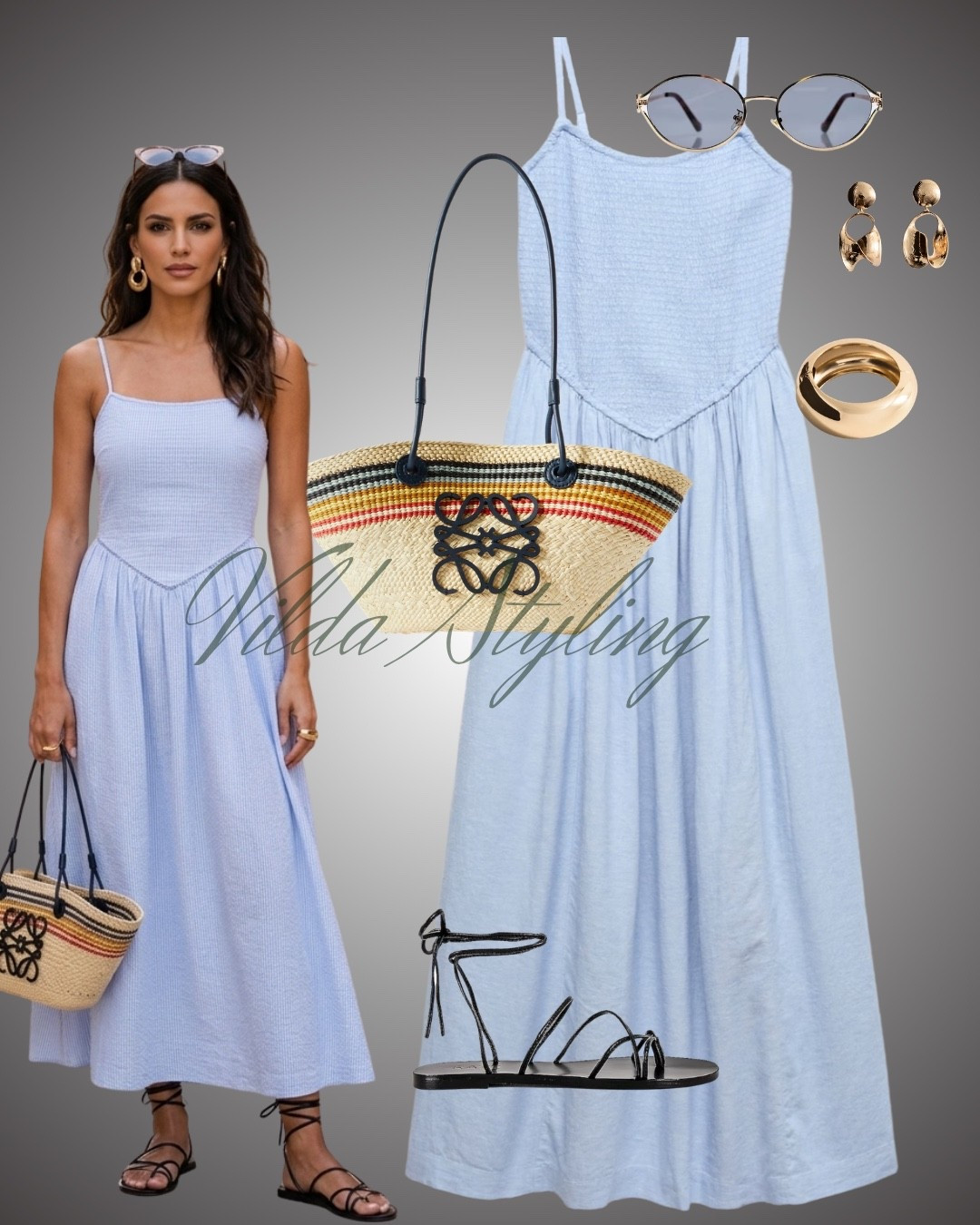 Dreamy in baby blue. 🩵 This maxi dress is officially my new summer uniform. It’s lightweight, flattering, and perfect for everything from brunch to a seaside dinner. Paired it with my favorite straw tote and gold accents for that elevated vacation look. #SummerOutfit #VacationStyle #EuropeanSummer #SummerMaxi #LoeweBag #GoldJewelry

#LTKtravel #LTKstyletip #LTKspring #LTKsummer #LTKtravel