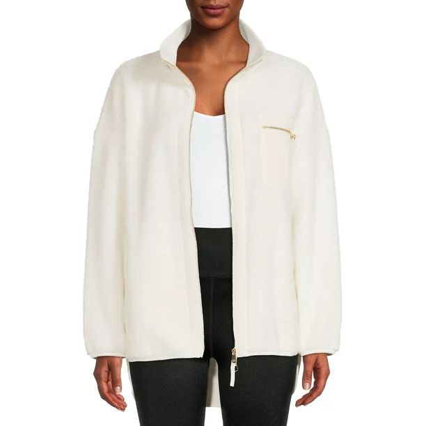 Avia Women’s Faux Sherpa Jacket, up to Size XXXL - Walmart.com | Walmart (US)