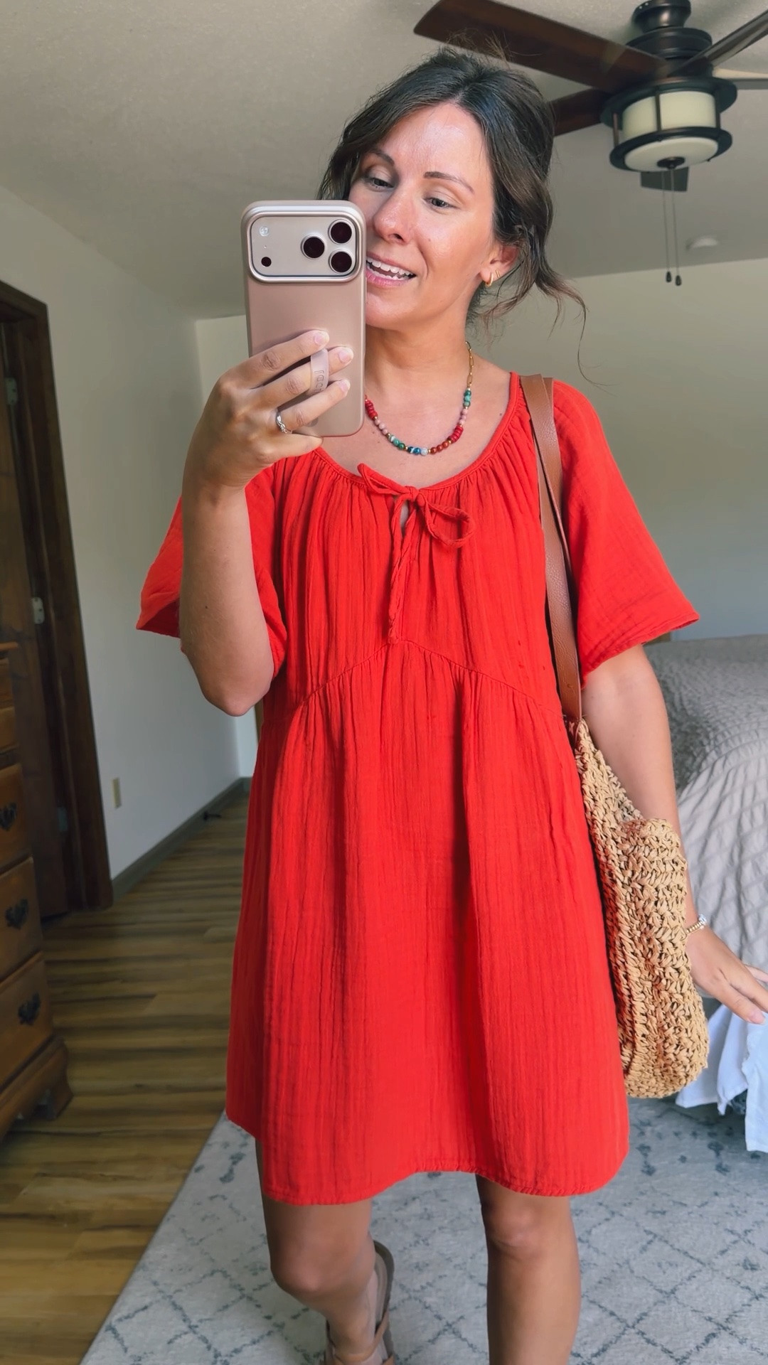 xs petite in my dress (loveeee gauze cotton!) 6 in my sandals. My necklace is from Sela Designs (highly recommend ordering from there! Beautiful quality and all proceeds go to charity. Use MARISSA10 for $$ off) but I also linked similar ones.

#LTKootd #LTKPetite #LTKSeasonal
