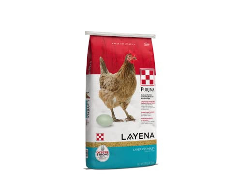 Purina Layena | Nutritionally Complete Layer Hen Feed Crumbles - Chicken Feed | 25 Pound (25 lb) Bag | Amazon (US)