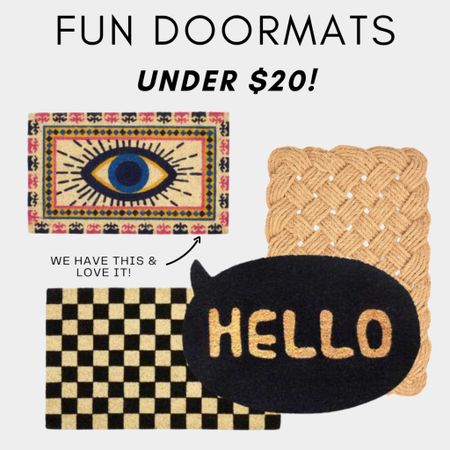 Welcome guests with a fun, chic door mat  

#LTKFindsUnder50 #LTKHome