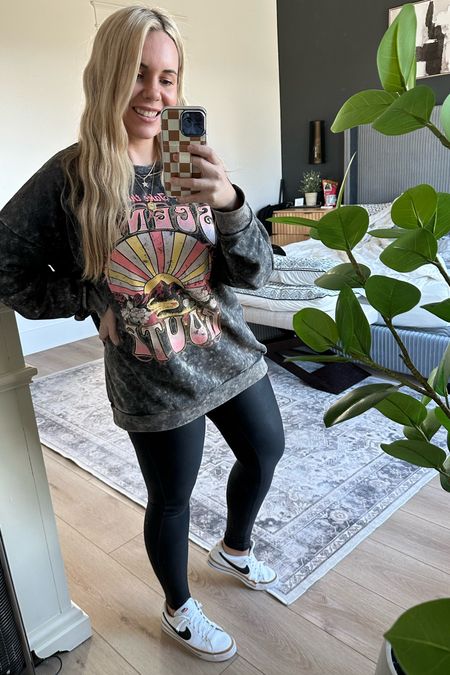 New graphic sweatshirts from Walmart!!! SO CUTE. Free people dupes! Urban outfitters dupe! Acid washed. Graphic tee. Sized up to an XL for length and oversized fit!

#LTKstyletip #LTKunder50 #LTKFind