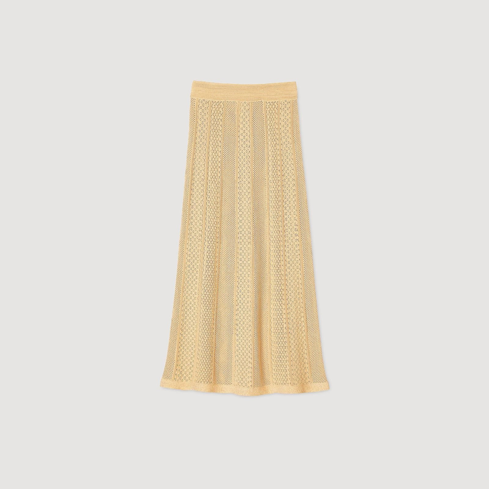 Pointelle knit maxi skirt | Sandro US | Sandro-Paris US