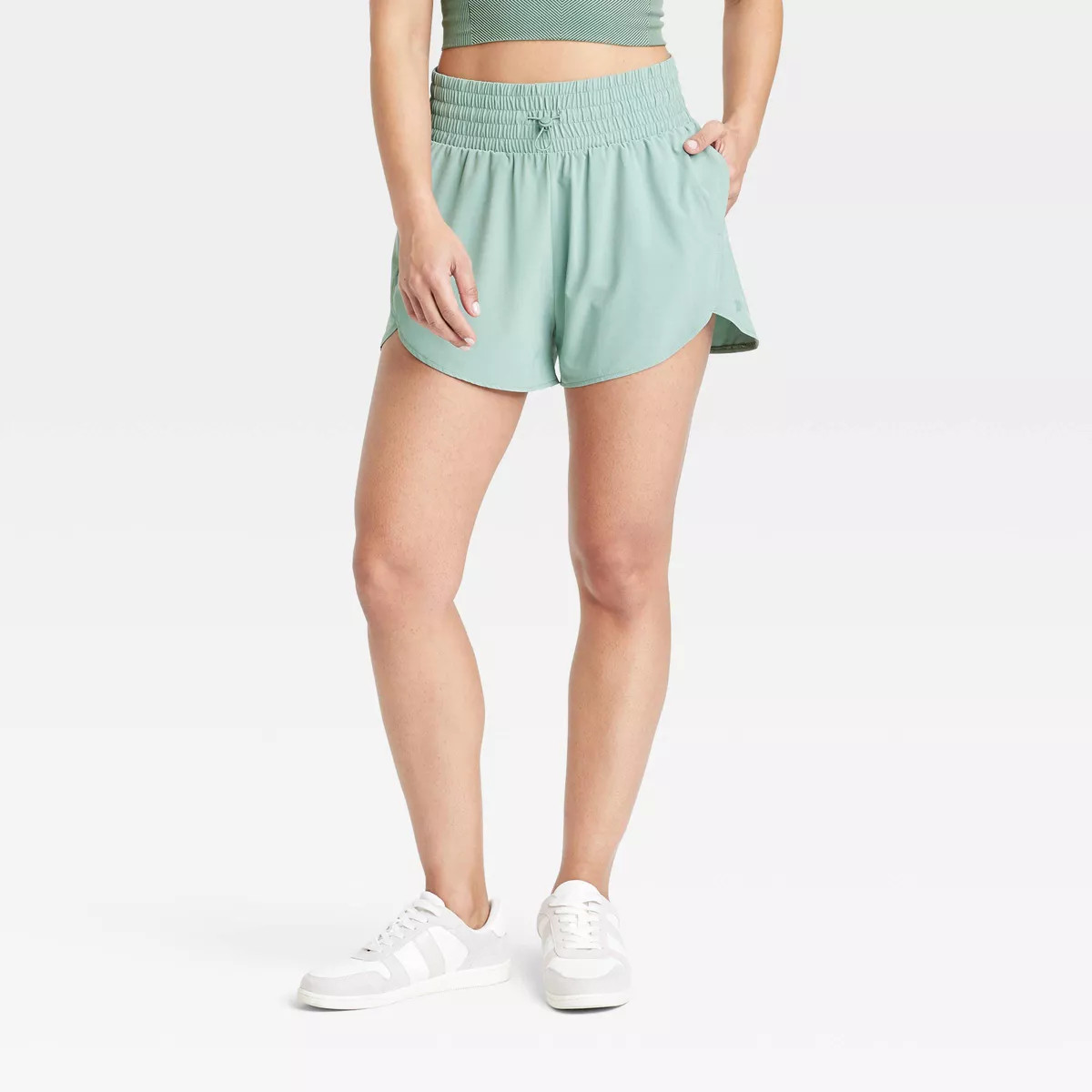 Women's Flex Woven High-Rise Shorts 3" - All In Motion™ | Target
