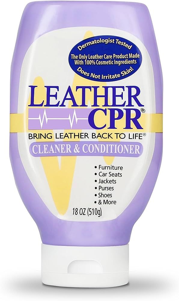 Leather CPR | Best Leather Cleaner & Best Leather Conditioner - Formulated In One Product - Clean... | Amazon (US)