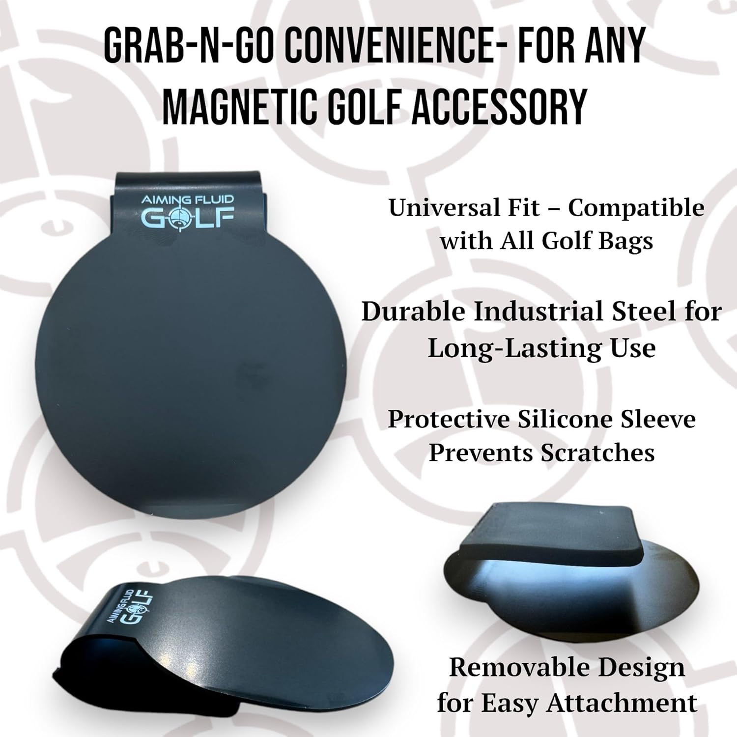 Magnetic Golf Bag Landing Pad – Metal Hub for Easy Grab-and-Go Magnetic Golf Gear & Accessories... | Amazon (US)