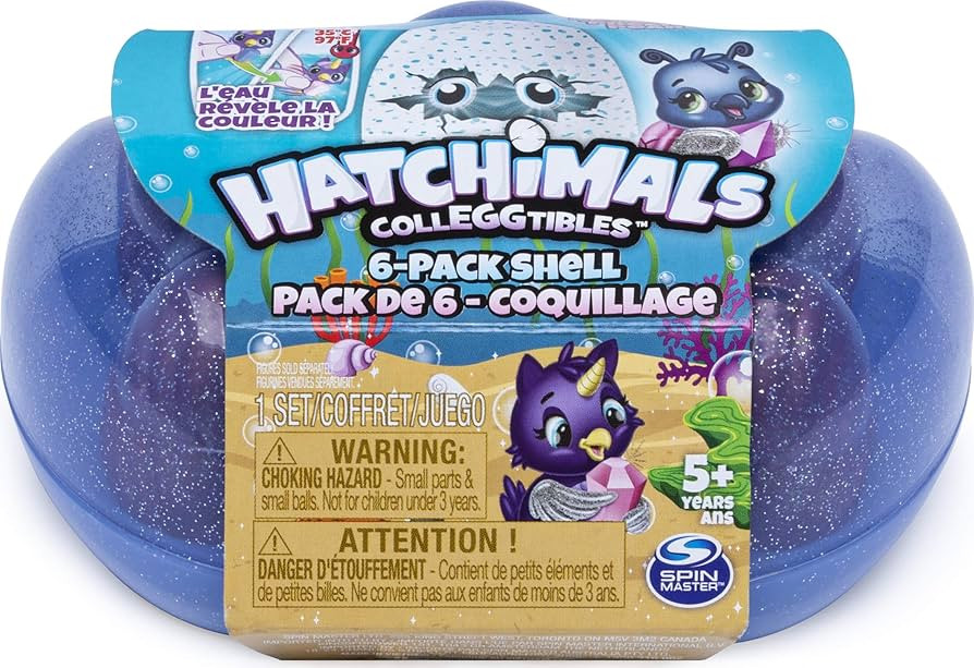Hatchimals CollEGGtibles, Mermal Magic 6 Pack Shell Carrying Case with Season 5 CollEGGtibles, fo... | Amazon (US)