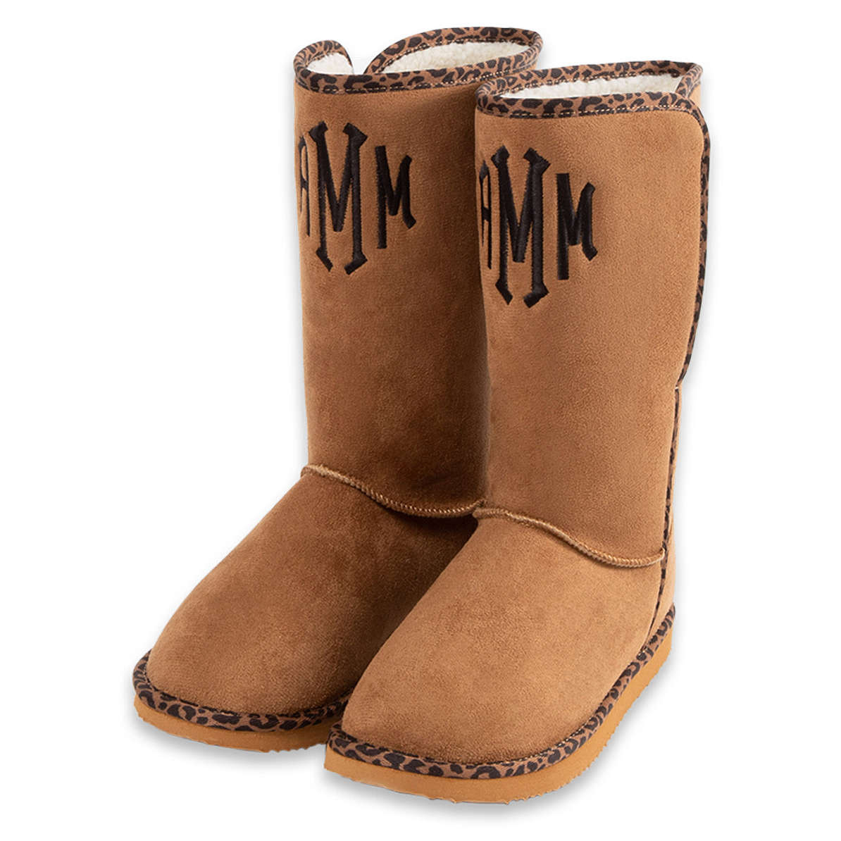 Monogrammed Sherpa Booties | Marleylilly