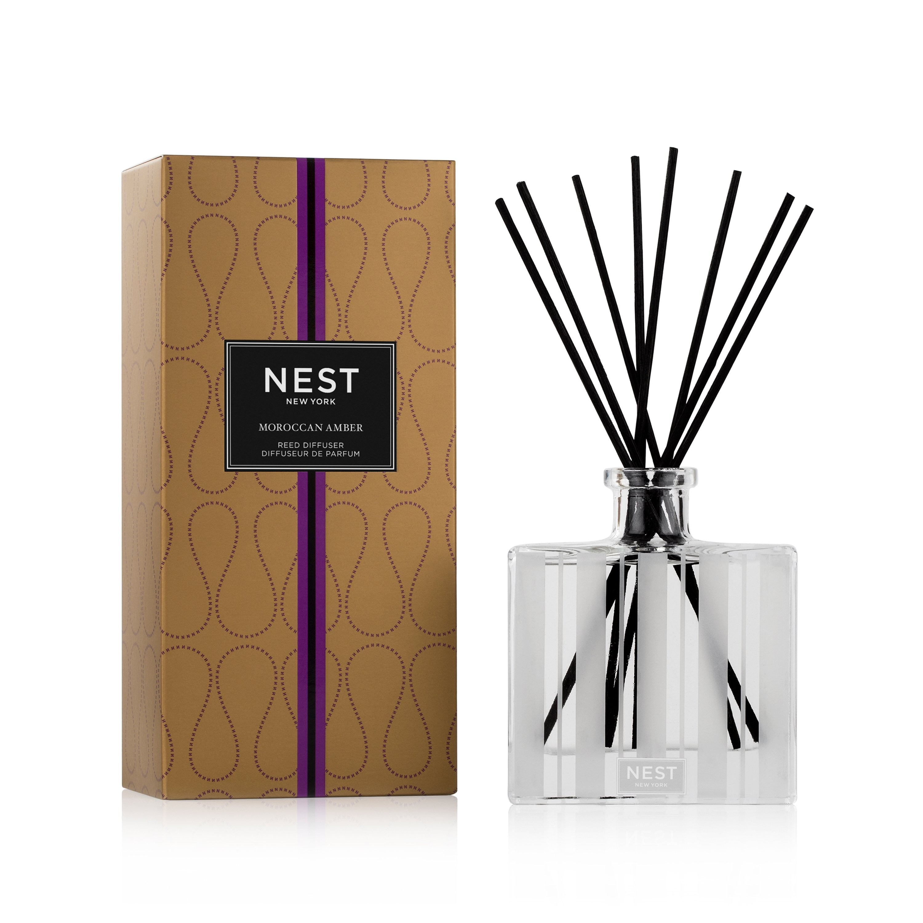 Moroccan Amber Reed Diffuser | NEST Fragrances