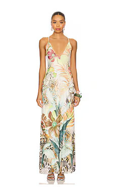 AFRM Romy Dress in Placed Desert Tropic from Revolve.com | Revolve Clothing (Global)