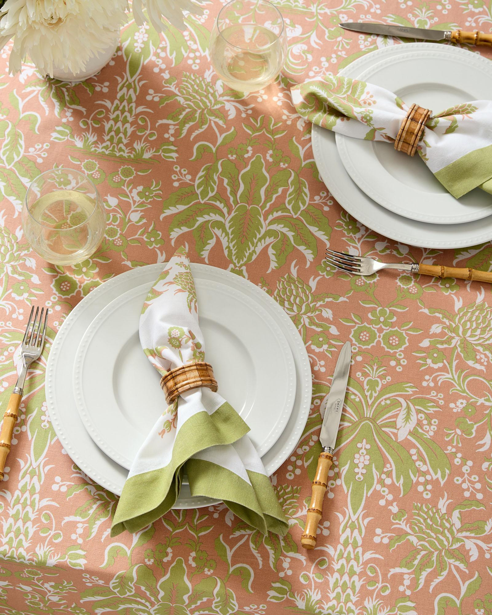 Palm Royal Tablecloth & Napkin Bundle | Serena and Lily