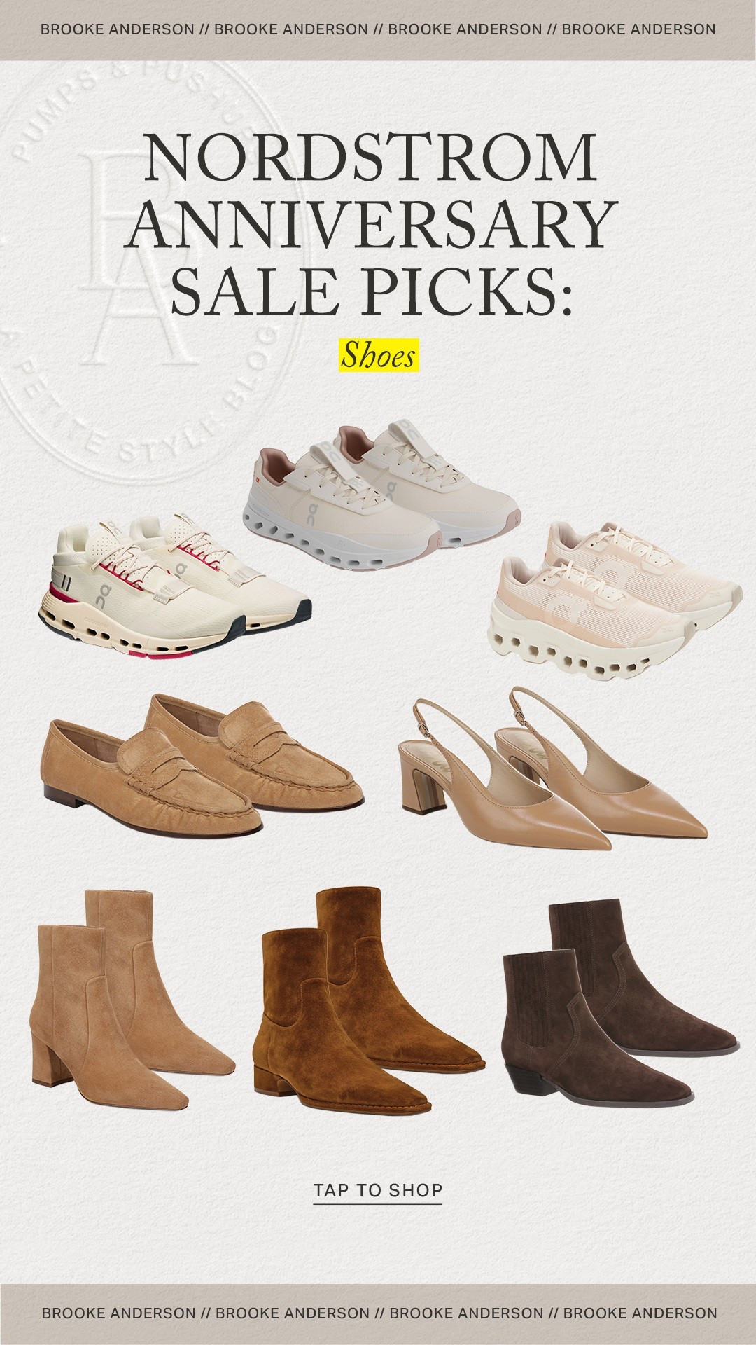 Save this for later! N sale starts for cardholders 7/14 (tiered access) with public access 7/18! 

I browsed the Nordstrom Anniversary Sale preview to round up the things that stood out to me. I usually go for staple items like shoes, jeans and a few things I love (like a good pair of pjs). 

Here are the shoes that caught my eye. ON sneakers are one of my favorite brands and will go quick! 

Two pairs of shoes that would be great for work. 

Three boots options, no need for all three but any of these would make great staples for fall and winter, will just depend on your style. 

I plan to browse the sale in store as well next week when my shopping window opens on Thursday so I’ll share what I find there too!

#LTKPetite #LTKSaleAlert