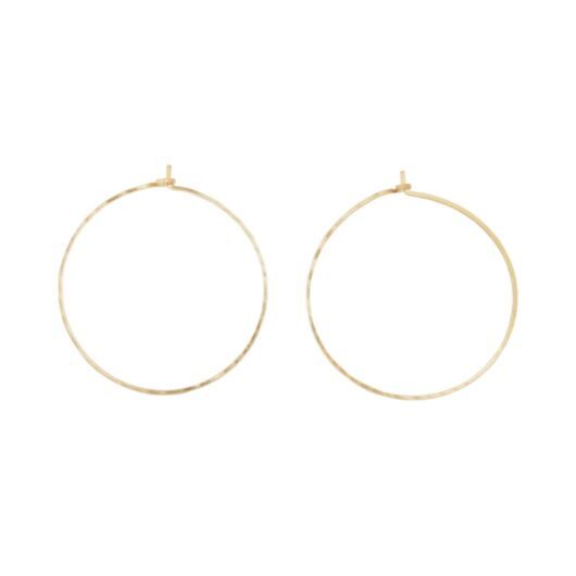 Big Hoop Dream Earrings, yellow gold (Pair) | Catbird