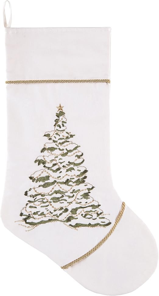 C&F Home Golden Greenery Stocking Stocking Off White Ivory Cream | Amazon (US)