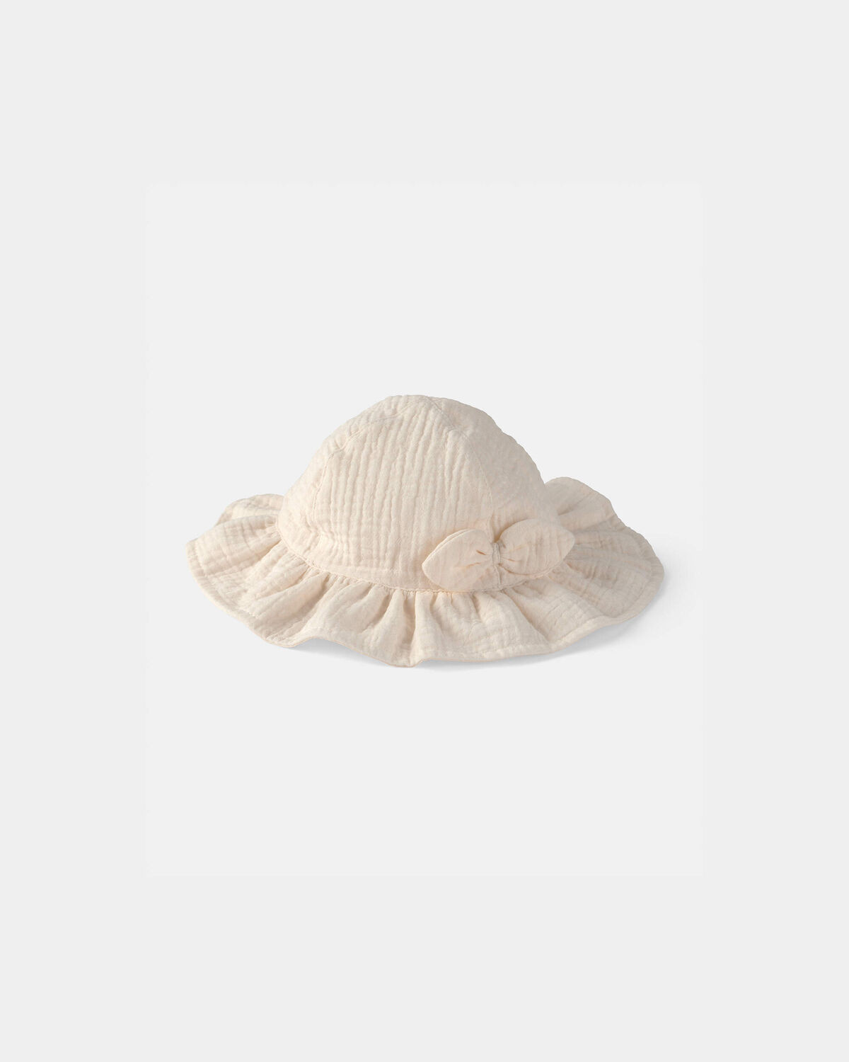 Baby Girl Bow Sun Hat - Ivory | Carter's | Carter's Inc