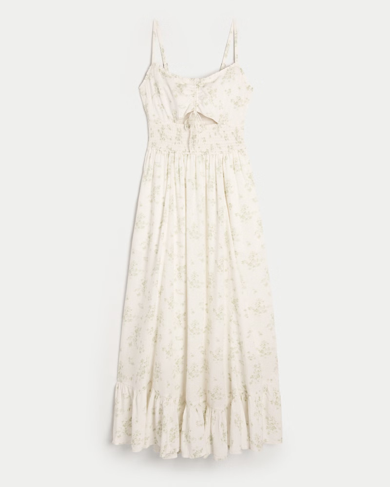 Women's Asymmetrical Hem Maxi Dress from Hollister | Hollister (US)