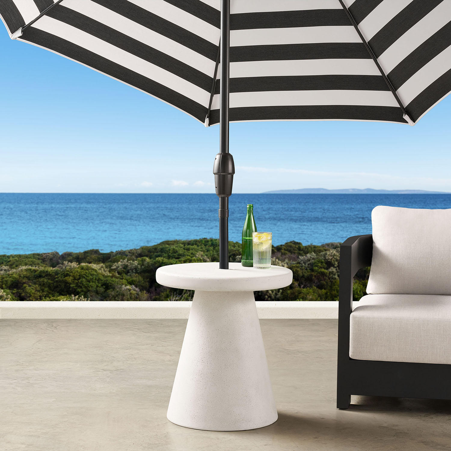 Member's Mark 24" Medium White Umbrella Table | Sam's Club