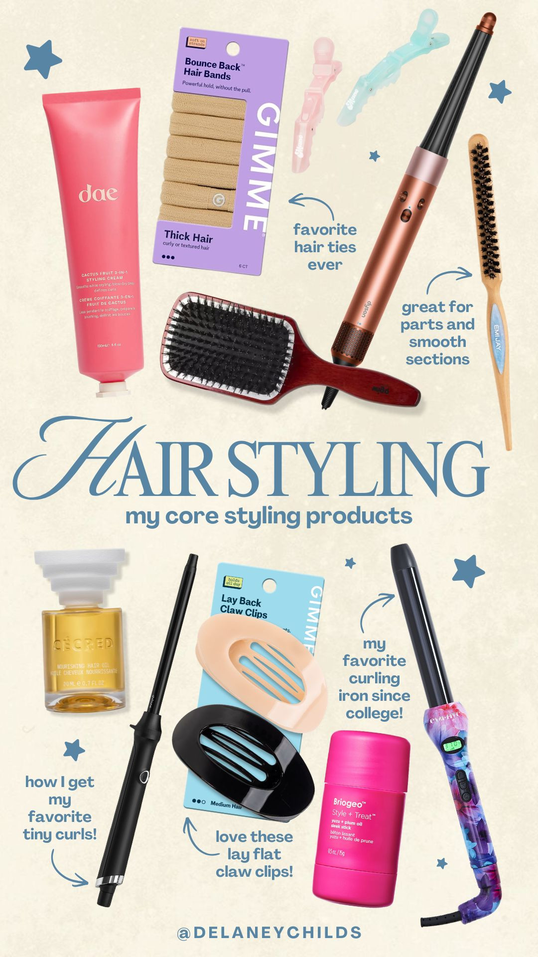 my core styling products 

 #LTKdayinmylife #LTKgrwm #LTKBeauty