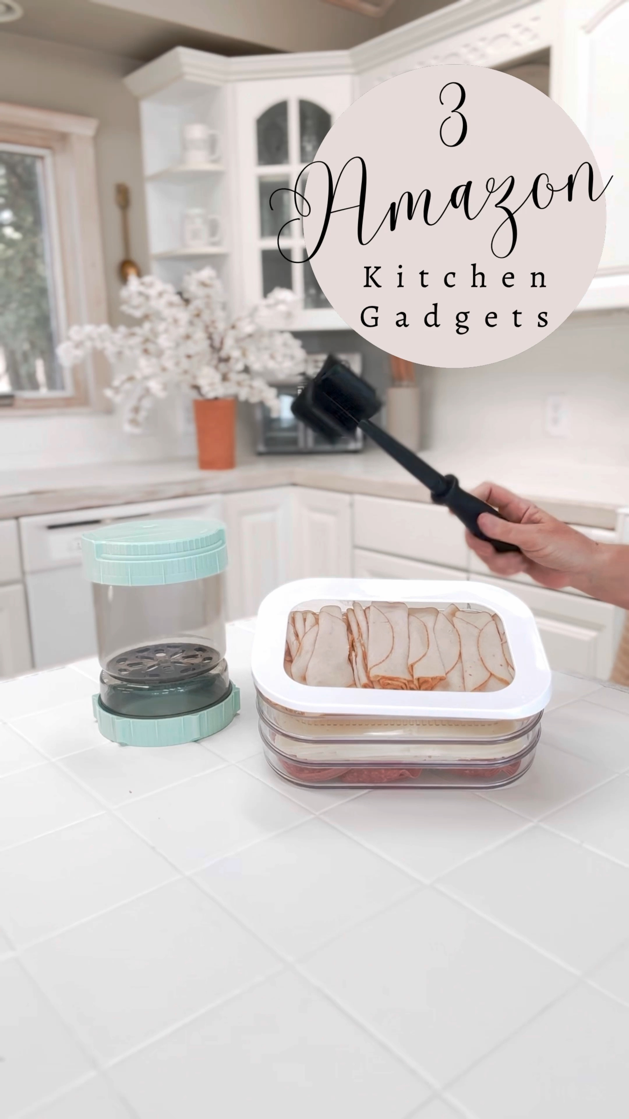 3 Amazon Kitchen Gadgets I’m LOVING Right Now: lunch meat organizer, meat masher, pickle jar

#LTKVideo #LTKHome #LTKFindsUnder50