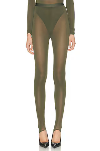 Sheer Sitrrup Legging | FWRD 