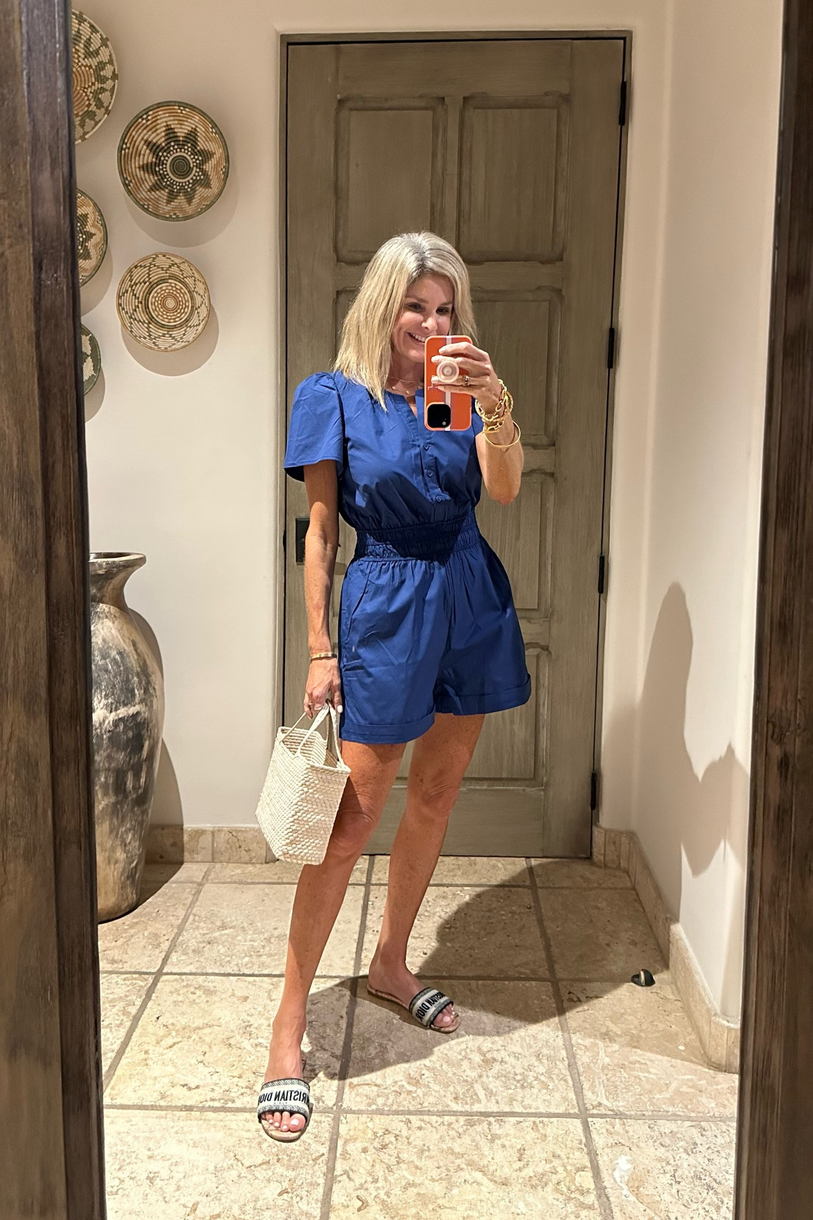 Romper - size M 
Slides - TTS


#LTKSeasonal #LTKstyletip #LTKtravel