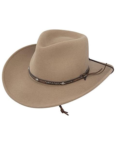 Stetson Men's Santa Fe Crushable Wool Hat - Medium - Mushroom at Amazon Men’s Clothing store: C... | Amazon (US)