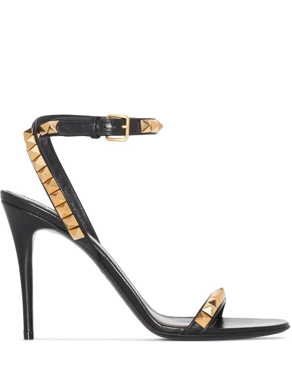 Valentino Garavani Rockstud No Limit 100mm Sandals - Farfetch | Farfetch Global