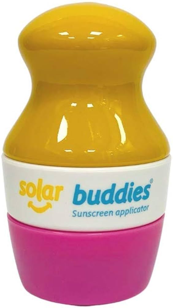 Single Pink Solar Buddies Refillable Roll On Sponge Applicator For Kids, Adults, Families, Travel... | Amazon (US)