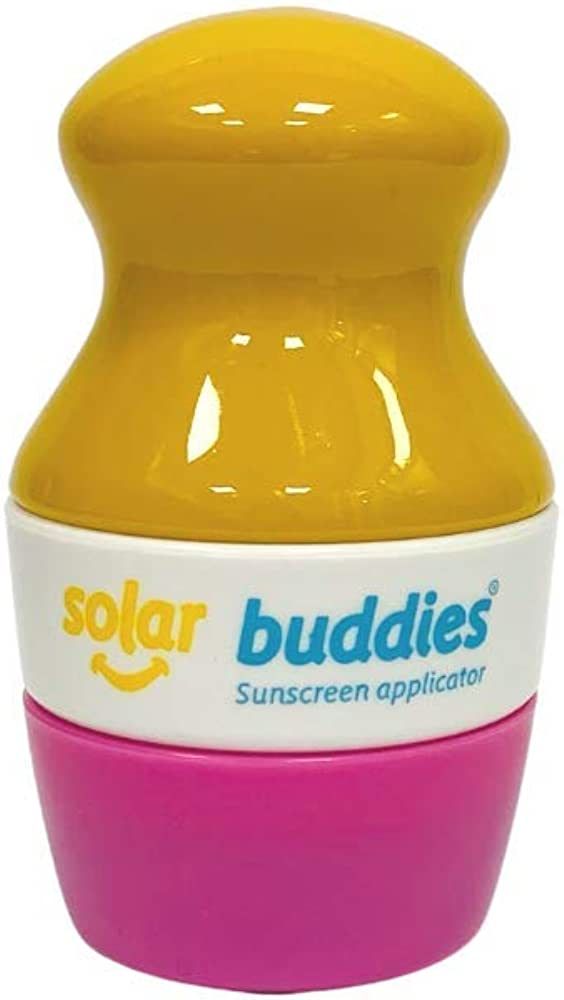 Single Pink Solar Buddies Refillable Roll On Sponge Applicator For Kids, Adults, Families, Travel... | Amazon (US)
