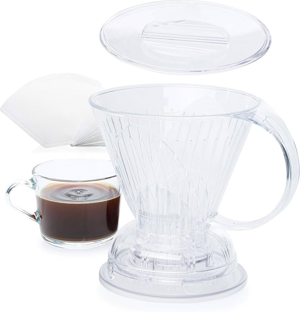 Clever Coffee Dripper and Filters, Large 18 oz (Clear)| Barista's Choice | Safe BPA Free Plastic ... | Amazon (US)