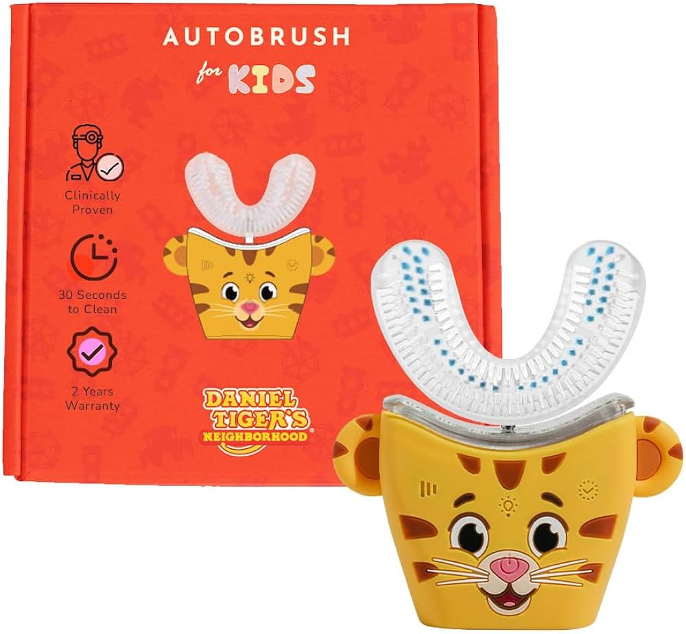 autobrush Kids U Shaped Electric Toothbrush, Sonic Pro,Unique 360° Nylon Bristles 3 Cleaning Mod... | Amazon (US)