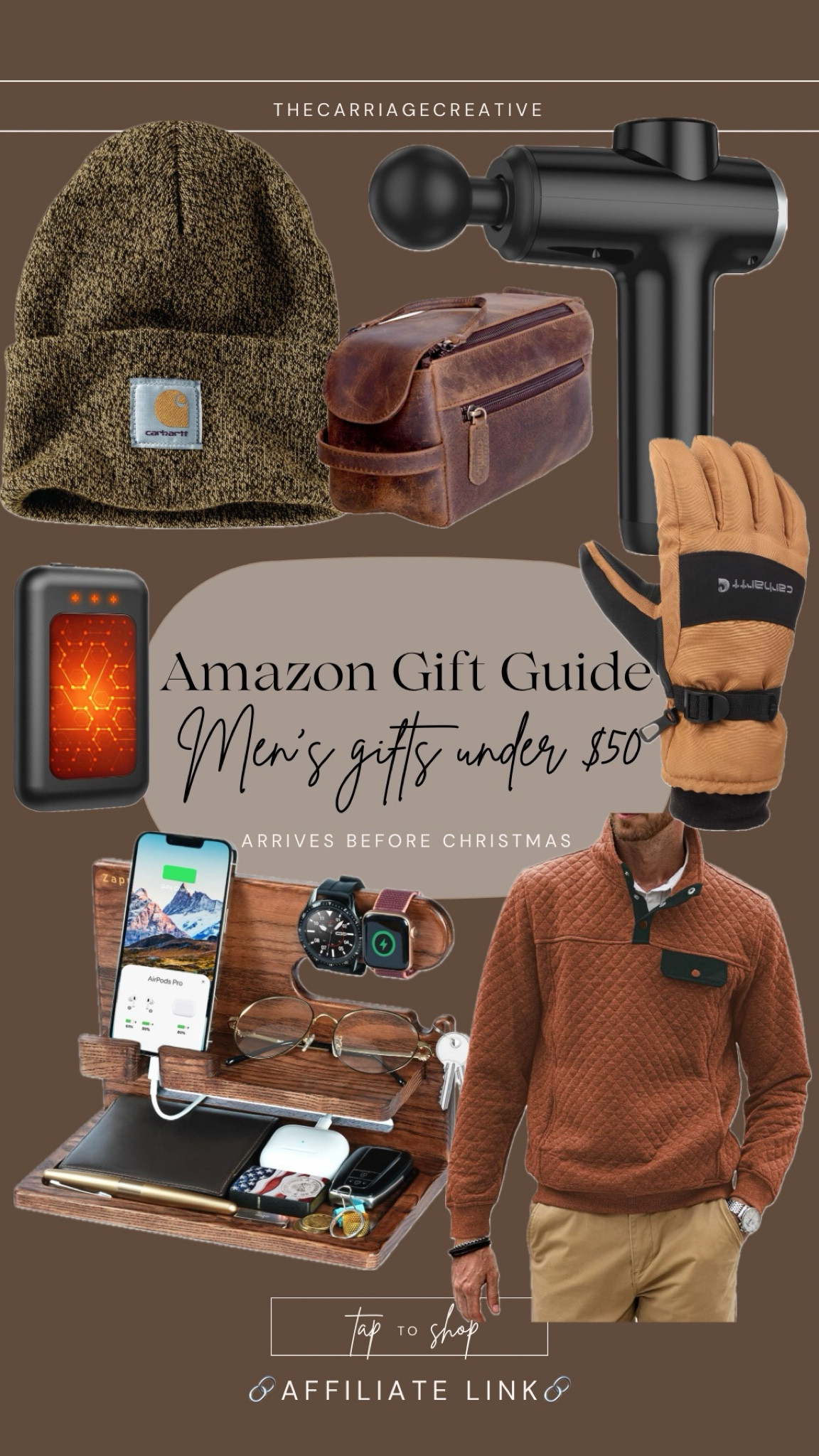 HOLIDAY GIFT GUIDE || gifts for men under $50 @amazon

#LTKsalealert #LTKGiftGuide #LTKhome