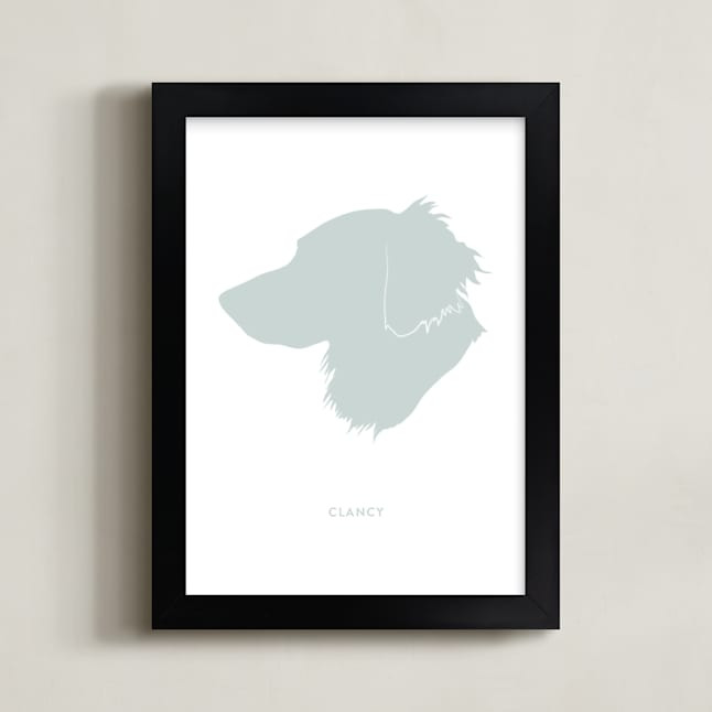 "Custom Pet Silhouette Art" - Completely Custom Silhouette Art by Minted. | Minted
