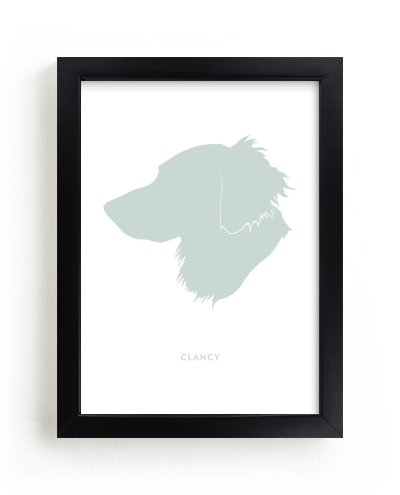 "Custom Pet Silhouette Art" - Completely Custom Silhouette Art by Minted. | Minted