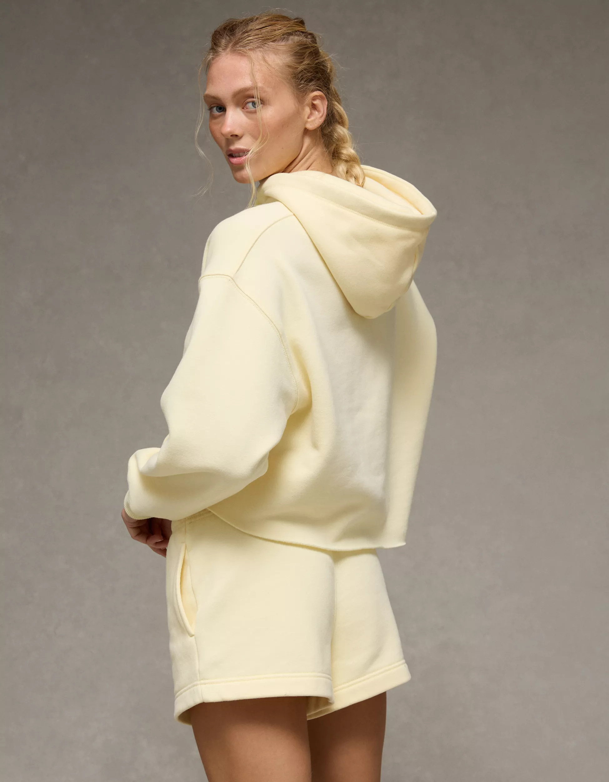AE Everyday Luxe Sweat Short | American Eagle Outfitters (US & CA)