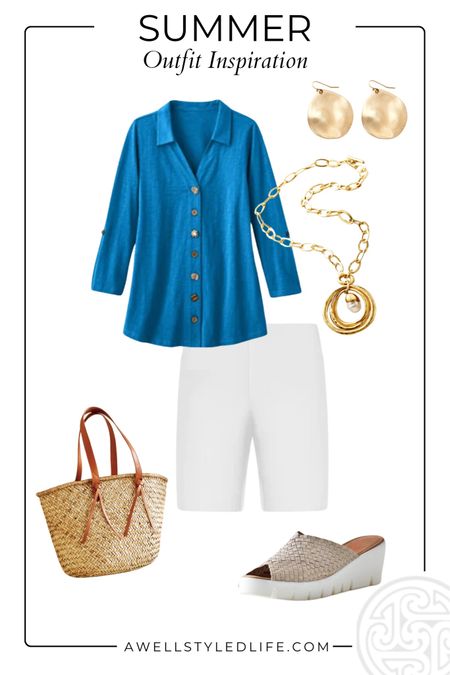 Spring/Summer Outfit Inspiration	

All pieces from Soft Surroundings

#fashion #fashionover50 #fashionover60 #springfashion #springoutfit #summerfashion #summeroutfit #softsurroundings #shorts

#LTKOver40 #LTKStyleTip #LTKSeasonal