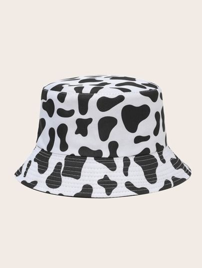 Cow Pattern Bucket Hat | SHEIN