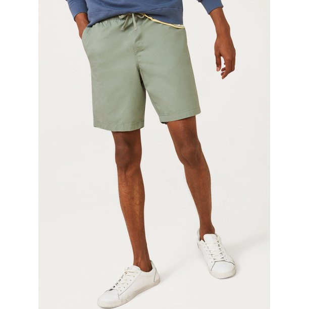 Free Assembly Men's 9" E-Waist Utility Shorts | Walmart (US)