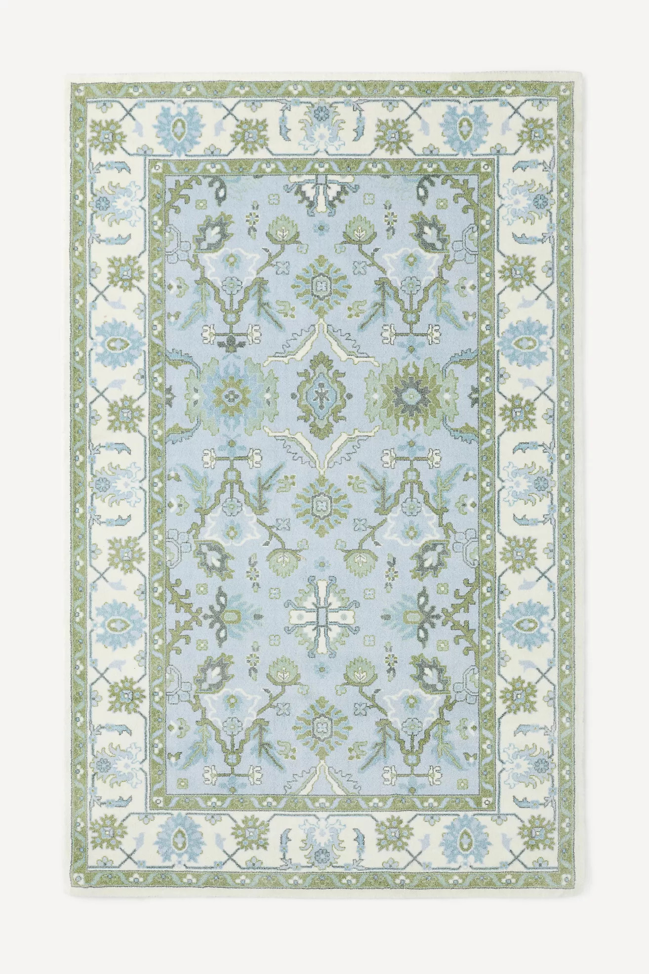 Suraya Easy Care Printed Persian-Inspired Rug | Anthropologie (US)
