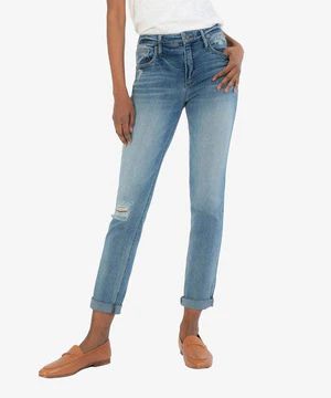 Rachael High Rise Fab Ab Mom Jean (Intuitive Wash) | Kut From Kloth