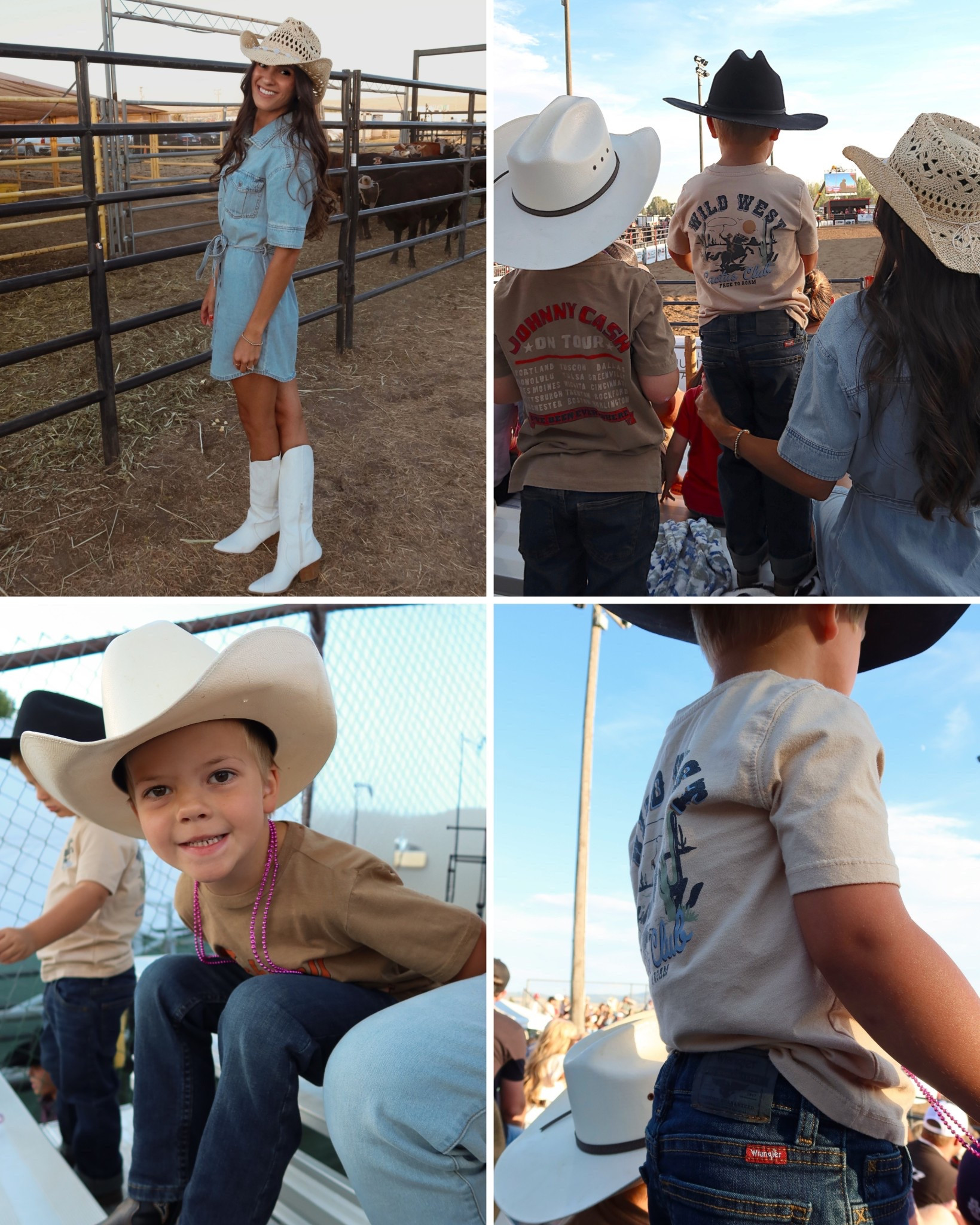 Night at the rodeo 🤠 Officially dressing the boys in these Wranglers and their cowboy boots because I was dying at the cuteness!! 🤎🤎

#LTKFindsUnder100 #LTKKids #LTKSaleAlert